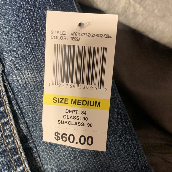 Denim/sweatshirt style jacket - Picture 2 of 2